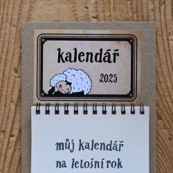 Magnetický kalendář ovečka